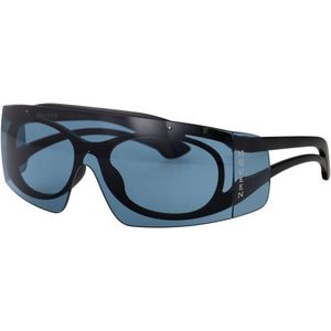 Alexander McQueen - AM 0489S - Zonnebril - Zwart - Unisex