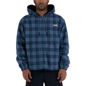 Marni, Heren, Jassen, Blauw, Maat: M Katoen,