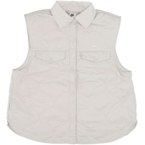 Nike, Dames, Jassen, Grijs, Maat: XS Zijde,