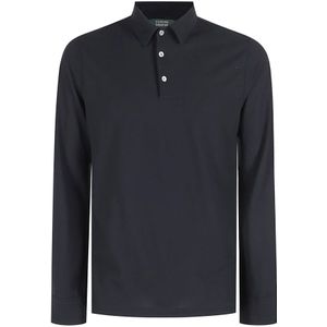 Zanone, Heren, Tops, Blauw, Maat: 3XL Katoen,