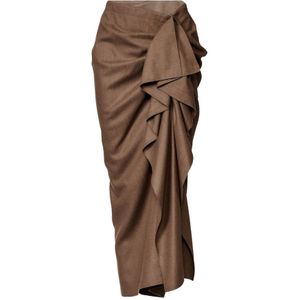Fabiana Filippi, Dames, Rokken, Beige, Maat: XS