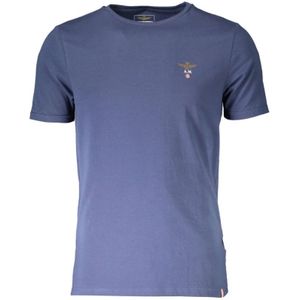 Aeronautica Militare - Heren T-shirt - Blauw - Katoen