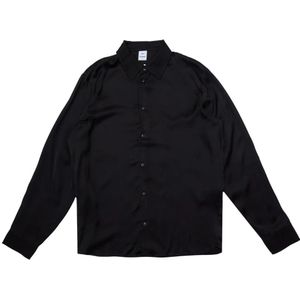 Won Hundred, Heren, Overhemden, Zwart, Maat: M