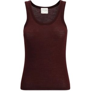 Forte Forte, Dames, Tops, Bruin, Maat: M Wol,