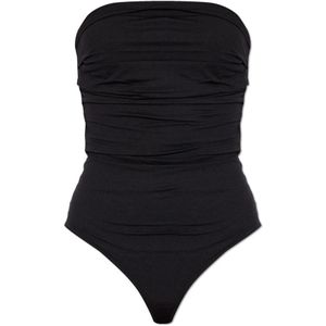 Agolde, Dames, Tops, Zwart, Maat: XS Tweed,