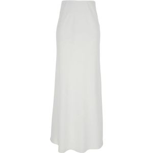 Plain, Dames, Rokken, Wit, Maat: S Satijn,