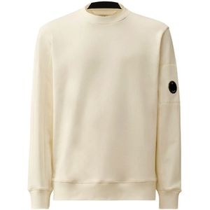 C.p. Company, Heren, Sweatshirts & Hoodies, Wit, Maat: L Fleece,