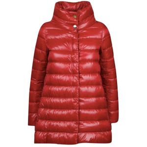 Herno, Dames, Jassen, Rood, Maat: M Zijde,