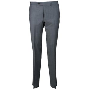 Canali, Heren, Broeken, Grijs, Maat: XL Wol,