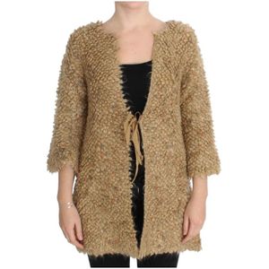 Pink Memories, Dames, Truien, Beige, Maat: S Wol,