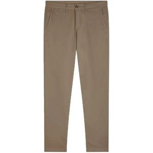 Eden Park, Heren, Broeken, Beige, Maat: W33 Katoen,