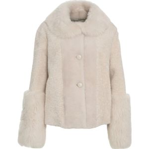 1972 Desa, Dames, Jassen, Wit, Maat: L Leer,