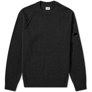 C.p. Company, Heren, Truien, Zwart, Maat: 2XL Wol,