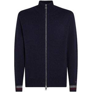 Tommy Hilfiger, Heren, Truien, Blauw, Maat: 2XL Wol,