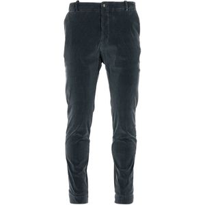 Rrd, Heren, Broeken, Grijs, Maat: S Velours,