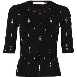 InWear, Dames, Truien, Zwart, Maat: XS Viscose,