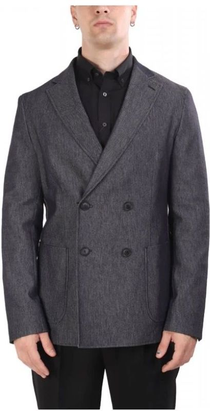 Slim fit 2-knoops colbert van een katoenmix, model 'HANRY'