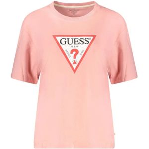 Guess, Dames, Tops, Roze, Maat: XS Katoen,