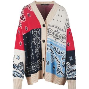 Weekend Max Mara, Dames, Truien, Veelkleurig, Maat: S Katoen,