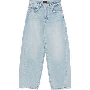 7 For All Mankind, Dames, Jeans, Blauw, Maat: W25 Denim,