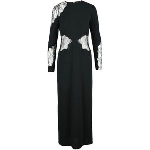 Max Mara Studio, Dames, Jurken, Zwart, Maat: 3XS Wol,