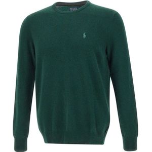 Polo Ralph Lauren - Groene Wollen Trui - Heren - Aw 25