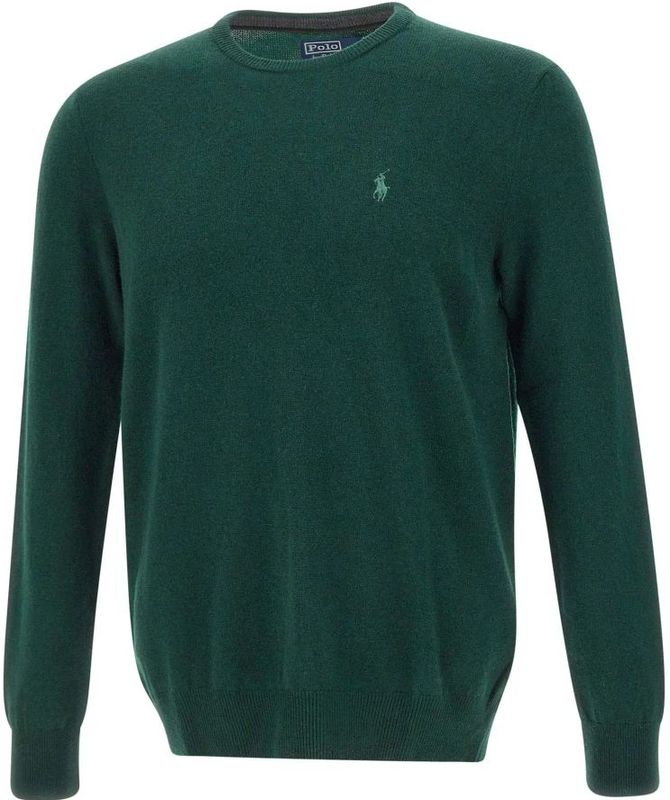 Polo Ralph Lauren - Groene Wollen Trui - Heren - Aw 25