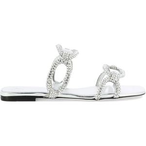 Valentino Garavani, Dames, Schoenen, Grijs, Maat: 38 EU Zijde,