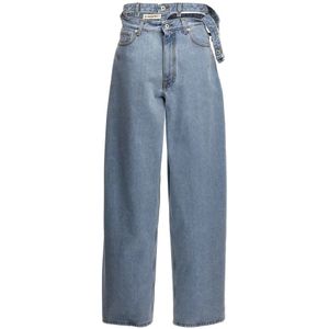 Y/Project, Dames, Jeans, Blauw, Maat: W26 Katoen,