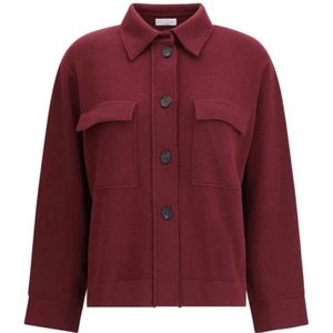 Brunello Cucinelli, Dames, Jassen, Rood, Maat: XL Kasjmier,