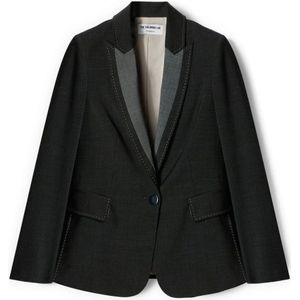 Motivi, Dames, Jassen, Zwart, Maat: 2XS Wol,