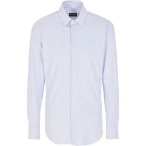 Giorgio Armani, Heren, Overhemden, Wit, Maat: XL Katoen,