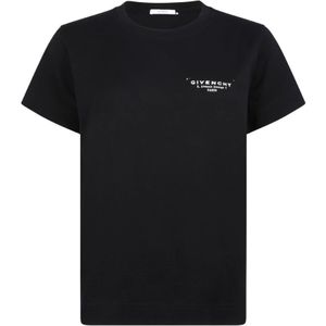 Givenchy - Logo T-shirt - Zwart - Dames - Katoen