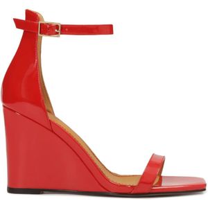 Kazar - Sandalen - Rood - Hoogwaardig Lakleer