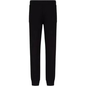 Emporio Armani, Heren, Broeken, Zwart, Maat: S