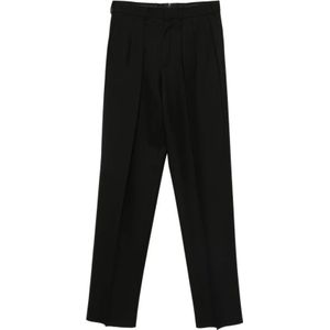 Tom Ford, Heren, Broeken, Zwart, Maat: M Wol,