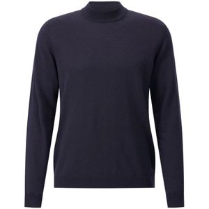 Roberto Collina, Heren, Truien, Blauw, Maat: 4XL Wol,