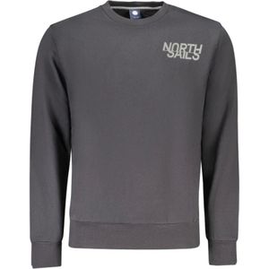 North Sails, Heren, Sweatshirts & Hoodies, Zwart, Maat: S Katoen,