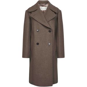 Dries Van Noten, Dames, Mantels, Beige, Maat: XS Wol,