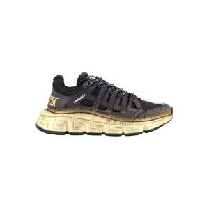 Versace Sneakers , Black , Heren , Maat: 39 1/2 EU