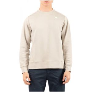 K-Way, Heren, Truien, Beige, Maat: L Nylon,