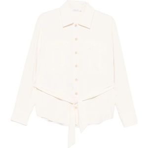Patrizia Pepe, Dames, Blouses & Shirts, Wit, Maat: 2XS
