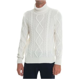 Gran Sasso, Heren, Truien, Wit, Maat: 3XL Wol,