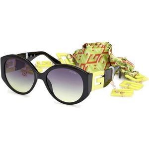 Guess - Gu7917 - Zonnebril - Zwart - Kunststof