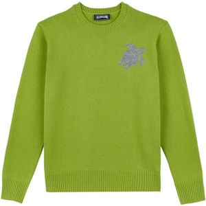 Vilebrequin, Heren, Truien, Groen, Maat: S Wol,