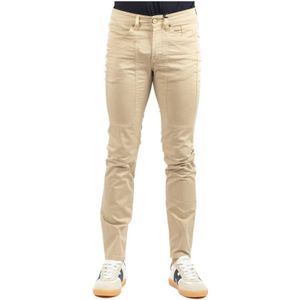 Jeckerson, Heren, Broeken, Beige, Maat: W32 Denim,