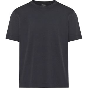 Zegna, Heren, Tops, Zwart, Maat: XL Katoen,