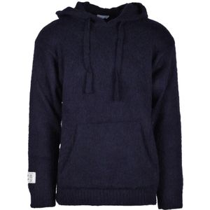 Family First, Heren, Sweatshirts & Hoodies, Blauw, Maat: S Mohair,