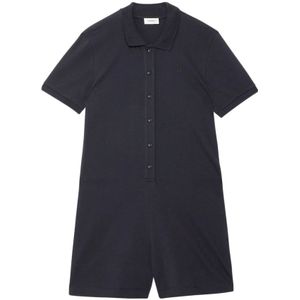 Ottod'Ame, Dames, Jumpsuits & Playsuits, Zwart, Maat: S Katoen,