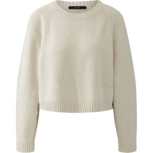 Gebreide pullover van wolmix met ronde hals